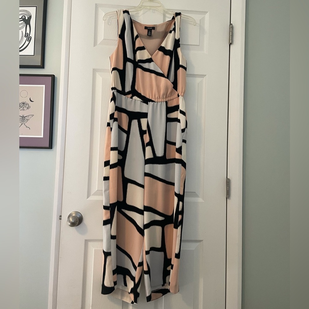 Alfani geometric jumpsuit